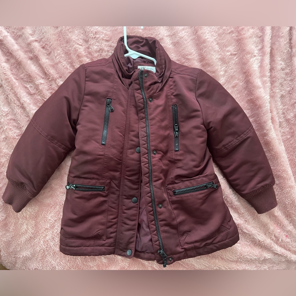 Burgandy jacket H&M